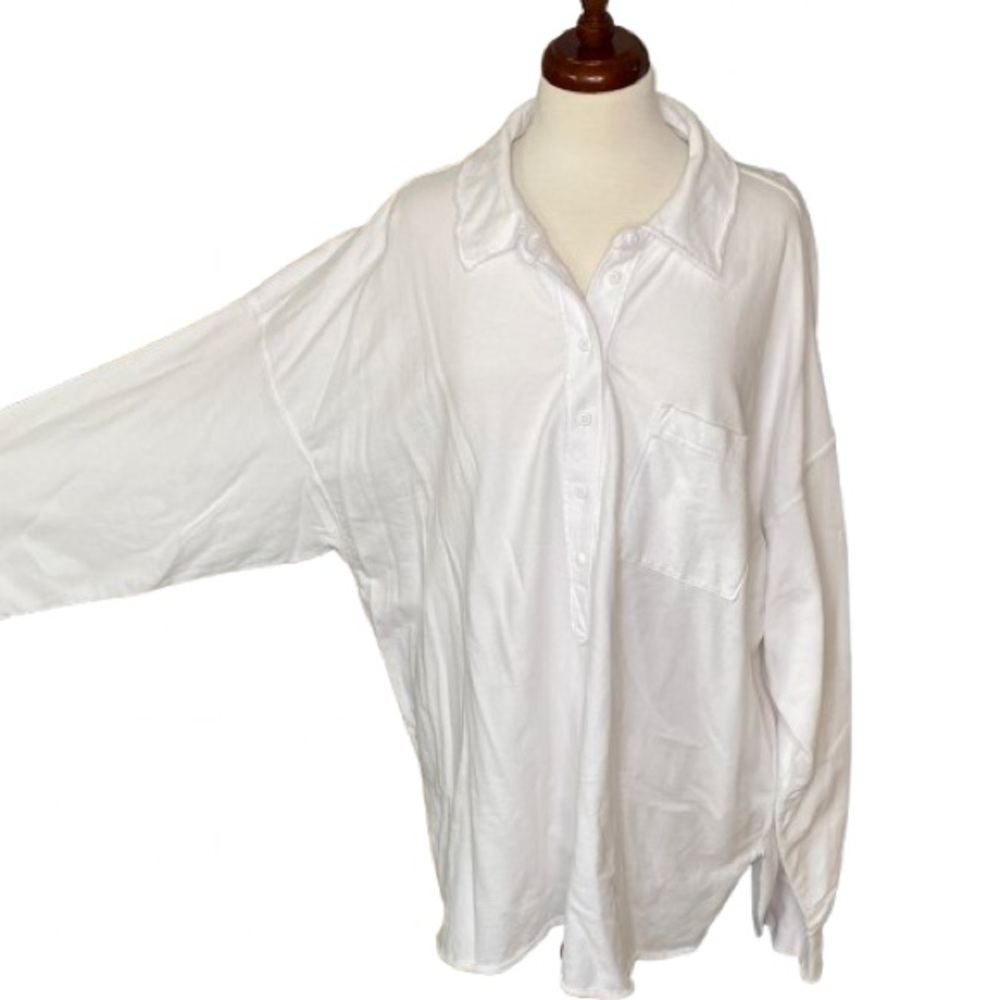 Aerie Women’s 100% Cotton Tunic w/ Cuff and Back Detail Size XL NWT SO SOFT! - Picture 3 of 12